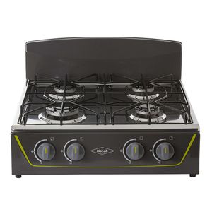 Estufa de mesa Haceb 4 Puestos gas natural tipo torre gris - EM AVELLANA TGNPL