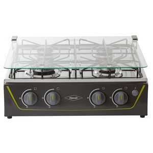 Estufa de Mesa Haceb 4 Quemadores Gas Propano Negro EM AVELLANA VGPNE