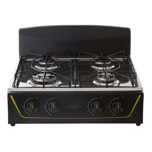Estufa de Mesa Haceb 4 Ptos Gas Propano Negro EM AVELLANA TGPNE