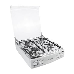 Estufa de mesa Abba  4 Puestos Propano Gris