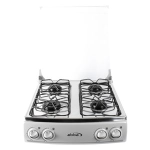 Estufa de Sobremesa Abba Gas Natural 4 Puesto QL- Gris