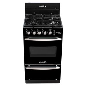 Estufa de piso Abba 20" Gas Propano Negro - AG2034