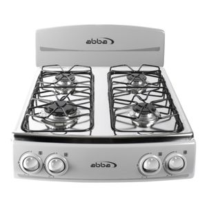 Estufa de mesa Abba tipo torre Gas Natural - Gris