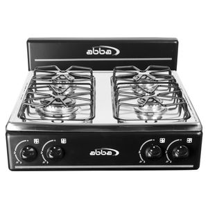 Estufa de Mesa ABBA 20" Gas Natural Negro - ST4005NNQA