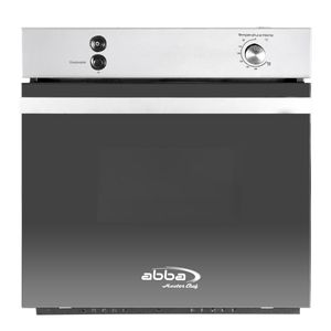 Horno de Empotrar Abba Gas Natural Gratinador Platino - HGE20VGTLN