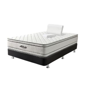 Combo Colchón Fantasía Tradition Clínico 120x190 + Base Cama + 1 almohada + Protector