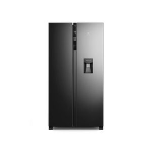 Nevecón Side By Side Electrolux 529 Litros Brutos No Frost Inverter Negro ERSA53K3HVB