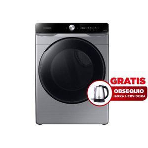 Secadora Carga Frontal Samsung 22 Kg (48libras) a Gas Platino DVG22C6370P/CO