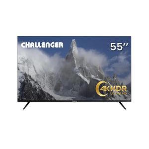 Televisor Challenger 55" (139cm) UHD 4K Smart Tv Negro UHD55BO067BT