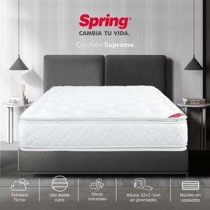 Colchón Spring Supreme Queen 160 x 190 cm