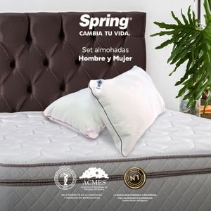 Set de Almohadas Spring Hombre y Mujer 70 x 50 cm