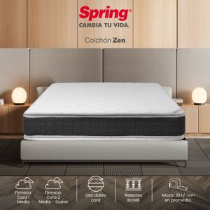 Colchón Spring Zen 2 Pillow Doble 140 x 190 cm