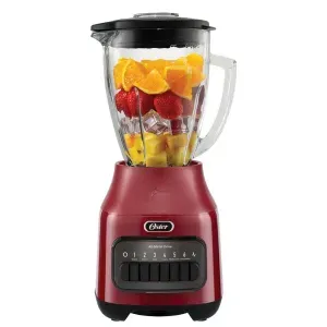 Licuadora Oster Roja 1.5 Lts 6 Velocidades Vaso de Vidrio 2174271