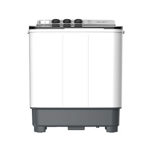 Lavadora Midea Doble Tina Semiautomática de 10.1 Kg (22 Lb) Blanca MT100W101/W-CO