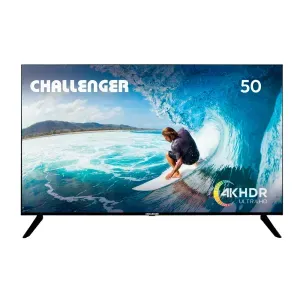 Televisor Challenger 50" (126 cm) Smart TV 4K Ultra HD LED 50TG82 BT GOOGLE