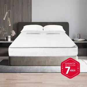 Colchón Spring Nimbus Classic Sencillo 100 x 190 cm + Almohada Siliconada