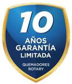 Logo Garantia - 10 Anos Quemadores Rotary.png