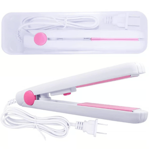 Mini Plancha Alisadora Portátil Para el Cabello A228 Multicolor