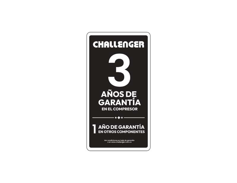 Garantia minibares Challenger